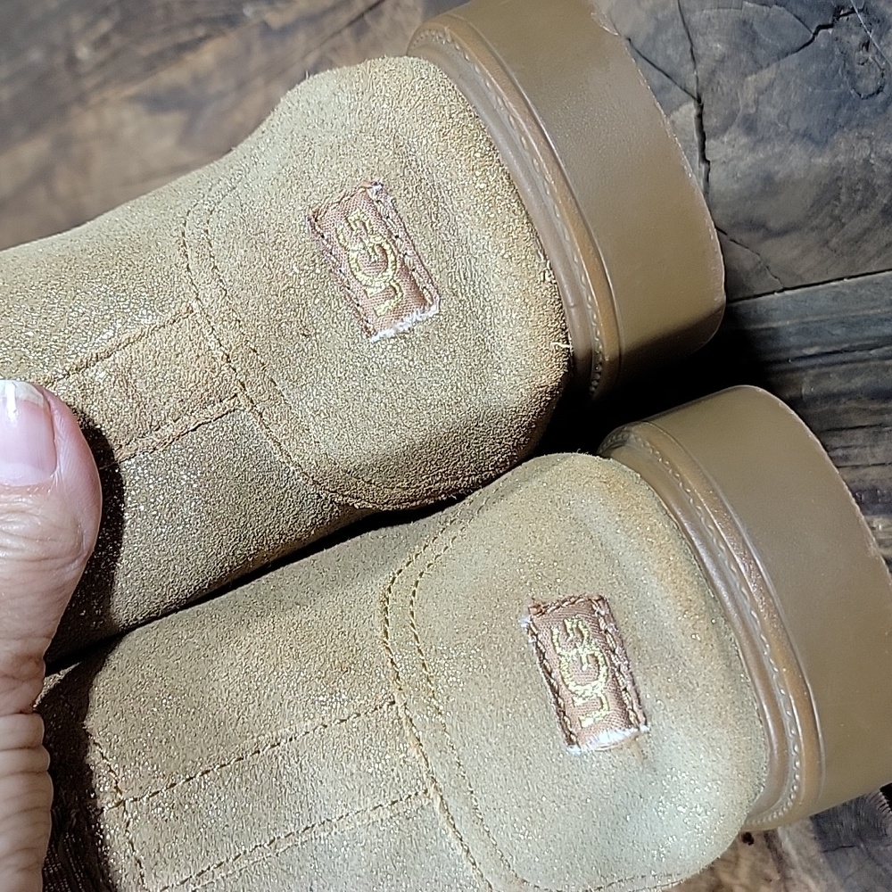 UGG Youth Chelsea Metallic Bolden Ankle Boot Y5~W6 - Picture 7 of 14